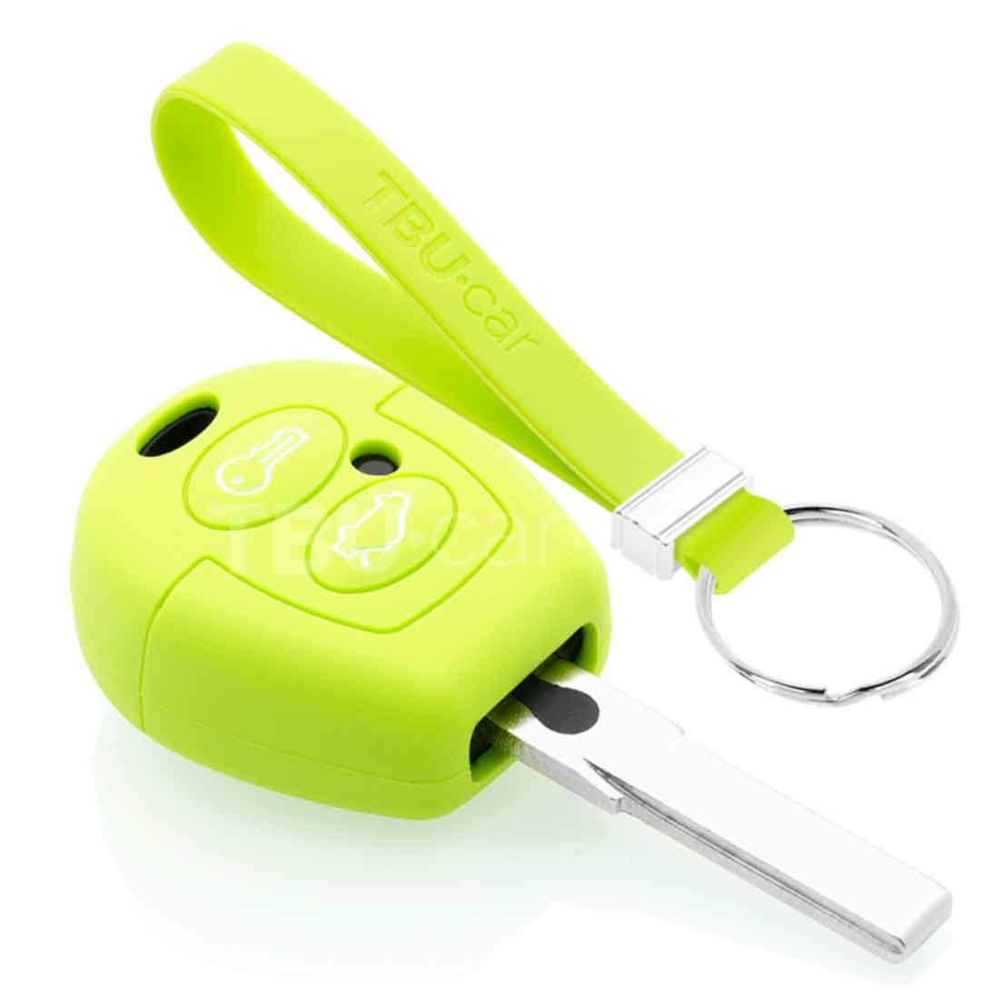 TBU car Ford Capa Silicone Chave do carro - Capa protetora - Tampa remota FOB - Verde lima