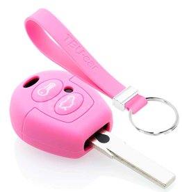 TBU car Ford Capa Silicone Chave - Rosa