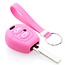 Capa para chave do carro compatível com Ford - Capa Protetora de Chave Remota de Silicone - Tampa Remota FOB - Rosa