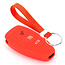 Capa para chave do carro compatível com Ford - Capa Protetora de Chave Remota de Silicone - Tampa Remota FOB - Vermelho