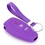 Capa para chave do carro compatível com Ford - Capa Protetora de Chave Remota de Silicone - Tampa Remota FOB - Roxo