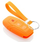 TBU car Ford Capa Silicone Chave do carro - Capa protetora - Tampa remota FOB - Laranja