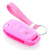 TBU car Ford Capa Silicone Chave do carro - Capa protetora - Tampa remota FOB - Rosa