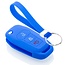 Capa para chave do carro compatível com Ford - Capa Protetora de Chave Remota de Silicone - Tampa Remota FOB - Azul