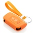 Capa para chave do carro compatível com Ford - Capa Protetora de Chave Remota de Silicone - Tampa Remota FOB - Laranja