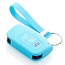Capa para chave do carro compatível com Ford - Capa Protetora de Chave Remota de Silicone - Tampa Remota FOB - Azul claro