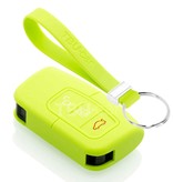 TBU car Ford Capa Silicone Chave do carro - Capa protetora - Tampa remota FOB - Verde lima