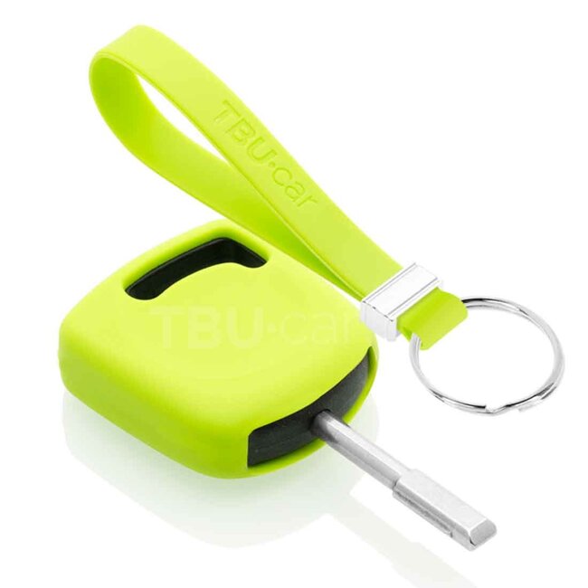 Capa para chave do carro compatível com Ford - Capa Protetora de Chave Remota de Silicone - Tampa Remota FOB - Verde lima