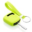 Capa para chave do carro compatível com Ford - Capa Protetora de Chave Remota de Silicone - Tampa Remota FOB - Verde lima