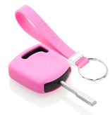 TBU car Ford Capa Silicone Chave do carro - Capa protetora - Tampa remota FOB - Rosa