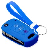 TBU car TBU car Funda Carcasa llave compatible con Hyundai - Funda de Silicona - Cover de Llave Coche - Azul