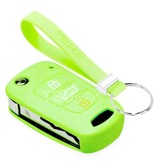 TBU car TBU car Funda Carcasa llave compatible con Hyundai - Funda de Silicona - Cover de Llave Coche - Glow in the Dark