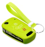 TBU car TBU car Funda Carcasa llave compatible con Hyundai - Funda de Silicona - Cover de Llave Coche - Verde lima