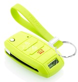 TBU car TBU car Sleutel cover compatibel met Hyundai - Silicone sleutelhoesje - beschermhoesje autosleutel - Lime groen