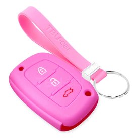 TBU car Hyundai Capa Silicone Chave - Rosa