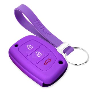 TBU car® Hyundai Schlüsselhülle - Violett