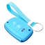 Capa para chave do carro compatível com Hyundai - Capa Protetora de Chave Remota de Silicone - Tampa Remota FOB - Azul claro