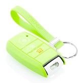 TBU car TBU car Funda Carcasa llave compatible con Hyundai - Funda de Silicona - Cover de Llave Coche - Glow in the Dark