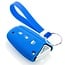 Cover chiavi auto compatibile con Hyundai - Copertura protettiva - Custodia Protettiva in Silicone - Blu