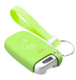 TBU car TBU car Funda Carcasa llave compatible con Kia - Funda de Silicona - Cover de Llave Coche - Glow in the Dark