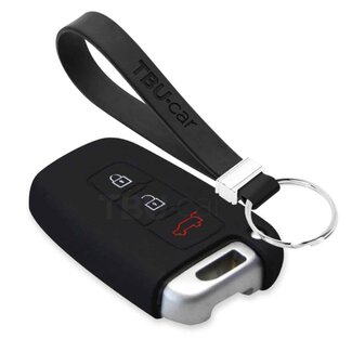 TBU car® Kia Funda Carcasa llave - Negro