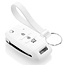 Capa para chave do carro compatível com Kia - Capa Protetora de Chave Remota de Silicone - Tampa Remota FOB - Branco