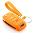 Capa para chave do carro compatível com Kia - Capa Protetora de Chave Remota de Silicone - Tampa Remota FOB - Laranja