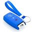 TBU car Autoschlüssel Hülle kompatibel mit Kia 3 Tasten (Keyless Entry) - Schutzhülle aus Silikon - Auto Schlüsselhülle Cover in Blau
