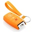 Capa para chave do carro compatível com Kia - Capa Protetora de Chave Remota de Silicone - Tampa Remota FOB - Laranja