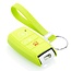 Capa para chave do carro compatível com Kia - Capa Protetora de Chave Remota de Silicone - Tampa Remota FOB - Verde lima