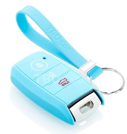 TBU car Kia Capa Silicone Chave - Azul claro