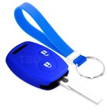 TBU car TBU car Autoschlüssel Hülle kompatibel mit Honda 2 Tasten - Schutzhülle aus Silikon - Auto Schlüsselhülle Cover in Blau