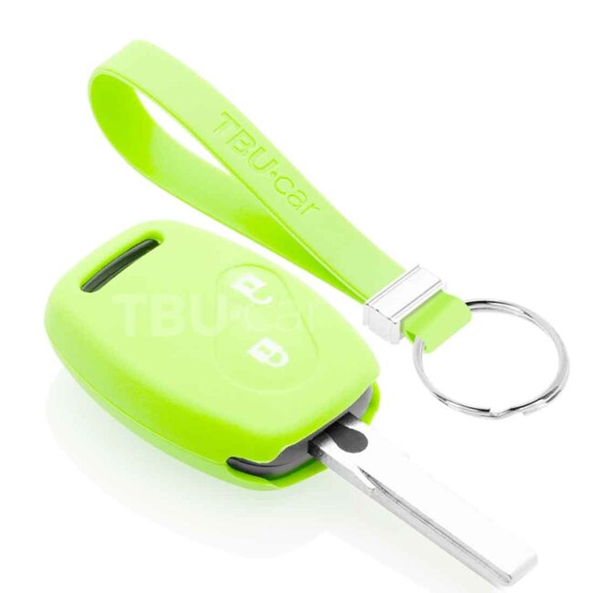 Capa para chave do carro compatível com Honda - Capa Protetora de Chave Remota de Silicone - Tampa Remota FOB - Fosforescente