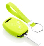 TBU car TBU car Car key cover compatible with Honda - Silicone Protective Remote Key Shell - FOB Case Cover - Lime green