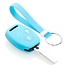 Capa para chave do carro compatível com Honda - Capa Protetora de Chave Remota de Silicone - Tampa Remota FOB - Azul claro