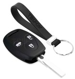 TBU car Honda Capa Silicone Chave do carro - Capa protetora - Tampa remota FOB - Preto