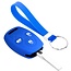 Housse de Protection clé compatible avec Honda - Coque Cover Housse étui en Silicone - Bleu