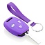 Capa para chave do carro compatível com Honda - Capa Protetora de Chave Remota de Silicone - Tampa Remota FOB - Roxo