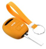 TBU car TBU car Autoschlüssel Hülle kompatibel mit Lexus 2 Tasten - Schutzhülle aus Silikon - Auto Schlüsselhülle Cover in Orange