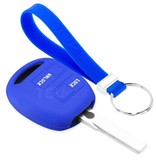 TBU car TBU car Car key cover compatible with Toyota - Silicone Protective Remote Key Shell - FOB Case Cover - Blue