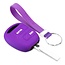 Capa para chave do carro compatível com Toyota - Capa Protetora de Chave Remota de Silicone - Tampa Remota FOB - Roxo