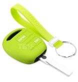 TBU car TBU car Car key cover compatible with Toyota - Silicone Protective Remote Key Shell - FOB Case Cover - Lime green