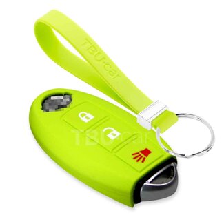 TBU car® Nissan Funda Carcasa llave - Verde lima