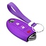 Capa para chave do carro compatível com Nissan - Capa Protetora de Chave Remota de Silicone - Tampa Remota FOB - Roxo