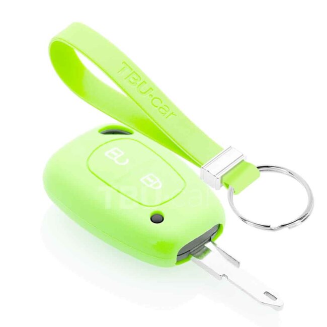 Capa para chave do carro compatível com Nissan - Capa Protetora de Chave Remota de Silicone - Tampa Remota FOB - Fosforescente