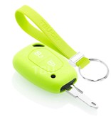 TBU car Nissan Capa Silicone Chave do carro - Capa protetora - Tampa remota FOB - Verde lima