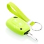 Capa para chave do carro compatível com Nissan - Capa Protetora de Chave Remota de Silicone - Tampa Remota FOB - Verde lima