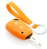 TBU car Nissan Capa Silicone Chave do carro - Capa protetora - Tampa remota FOB - Laranja