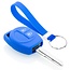 Capa para chave do carro compatível com Nissan - Capa Protetora de Chave Remota de Silicone - Tampa Remota FOB - Azul