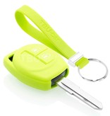 TBU car TBU car Housse de Protection clé compatible avec Nissan - Coque Cover Housse étui en Silicone - Citron vert